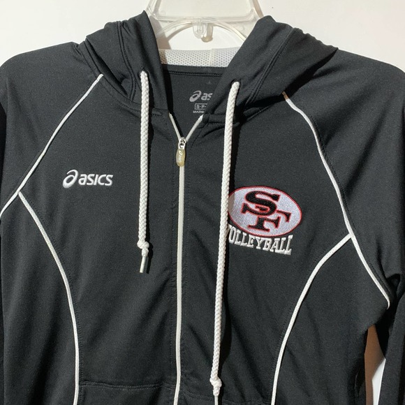 Aasics Volleyball SF Zip up jacket sz small/ P - Picture 5 of 6